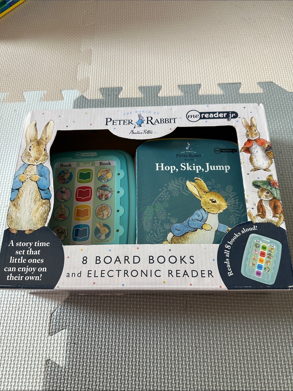 Me Reader Jr. Electronic Reader & 8-Book Board Set - Teal